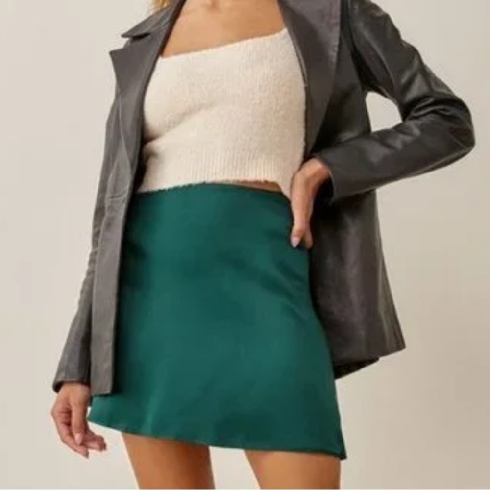 Reformation mini skirt